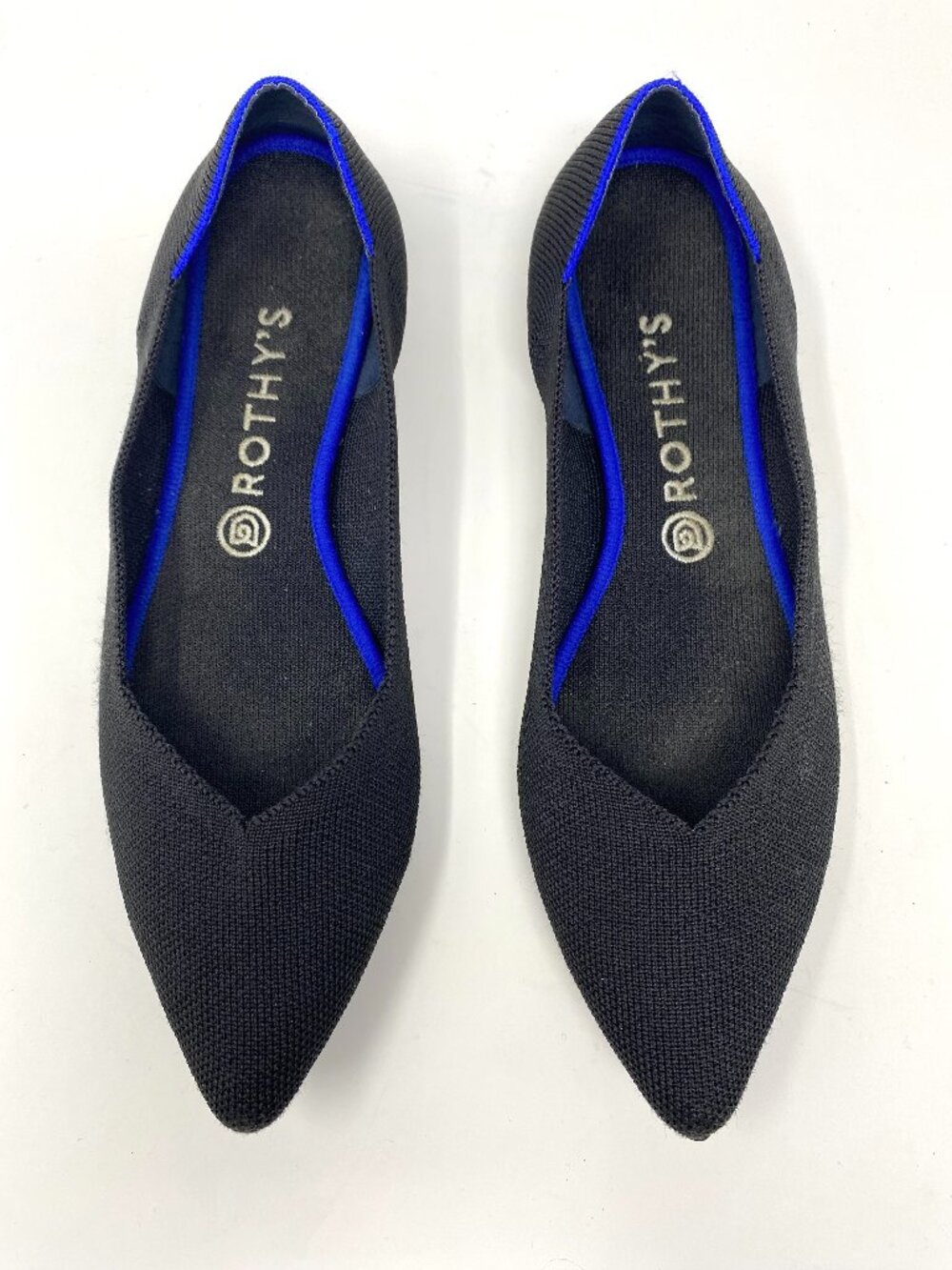Rothy's The Point Flats in Solid Black 11